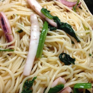 味付け要らずで簡単☆いかの一夜干しのパスタ